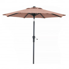 6ft Outdoor Marketing Patio Umbrella Crank and Tilt Orange