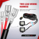 16AWG Automotive 12V LED Pod Light Wiring Harness Kit 2 Leads With On/Off Rocker Switch Relay Blade Fuse