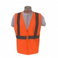 3XL Safety Vest Economy Type R Class 2 orange Mesh with No Pocket