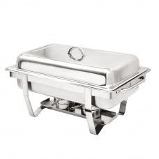 8QT. Stainless Steel Full Size Economy Chafing Dishes With SS Handle