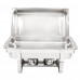 8QT. Stainless Steel Full Size Economy Chafing Dishes With SS Handle