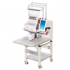 Bolton Tools Commercial Embroidery Machine 1501 with 15 Needles 13" x 20" LCD Embroiderer Pattern for Cap Hat T-Shirt Laser Positioning