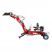 13.5 HP Towable Backhoe Mini Excavator B&S 420cc Gas Engine Small Digger with 9" Bucket, Thumb and Electric Start