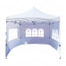 10'x10' Pop Up Canopy Tent for Indoor and Outdoor Events 3 SideWalls Waterproof Sun-proof Wedding Party Tent