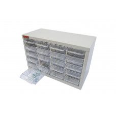 20 Drawer Plastic Parts Storage Hardware and Craft Cabinet 18-1/2" x 8-5/8" x 11-5/8" , Parts Drawer Cabinet