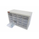 20 Drawer Plastic Parts Storage Hardware and Craft Cabinet 18-1/2" x 8-5/8" x 11-5/8" , Parts Drawer Cabinet