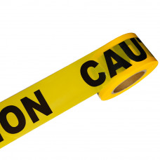 Caution Barricade Tape 3" x 1000 ft Yellow and Black