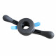 38mm 3mm Quick Release Wing Nut Black Wheel Balancer Tire Change Tool