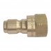 1/4" NPT Hydraulic Quick Coupling Brass 5075PSI Female Thread Plug