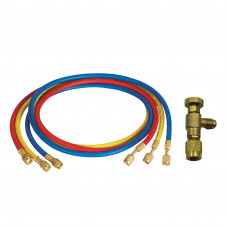 A/C Service Kit R22 Control Valve with 60'' J2196 Charging Hose
