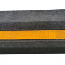 22'' x 6'' x 4'' Rubber And Plastic Car Stop Garage Parking Stopper