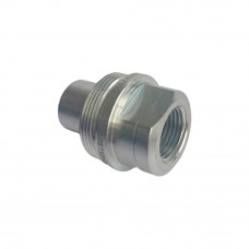 1/2"Hydraulic Quick Coupling Carbon Steel Socket Plug High Pressure Screw Connect 10875PSI NPT Poppet Valve