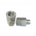 1" NPT Hydraulic Quick Coupling Carbon Steel Socket Plug 2175PSI