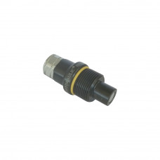 Connect Under Pressure Hydraulic Quick Coupling Flat Face Carbon Steel Plug 7975PSI 3/8" Body 3/8"NPT ISO 16028