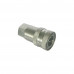1/4" NPT ISO A Hydraulic Quick Coupling Carbon Steel Socket 5075PSI
