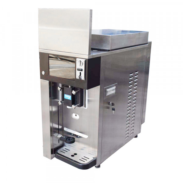 Commercial Soft Ice Cream Machine with 1 Hopper for Vending 37-42 Qt/H