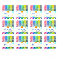 8 Colors Outline Marker Paint Markers Water Based Round Tip Set of 96