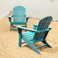 20pcs Polywood Adirondack Chair Poly Lumber Plastic Adult-Size Tiffany Blue