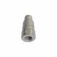 Hydraulic Quick Coupling Flat Face Carbon Steel Plug 6090PSI 1/4" Body 1/4"NPT  High Pressure ISO 16028
