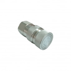 3/4" Body 1-1/16"UNF Hydraulic Quick Coupling Flat Face Carbon Steel Socket 3625PSI ISO 16028 HTMA Standard