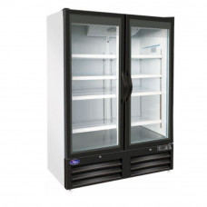 VALPRO Two Swing Full Glass Door Merchandiser Freezer - 48 cu. ft.