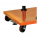 Bolton Tools Hydraulic Lift Cart Center Post Hydraulic Lift Table 2200 lb Capacity Post Lift Table Foot Control 24" x 36" Platform Manual Hydraulic Post Lift Table