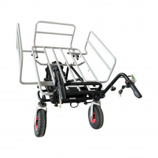 265lbs Utility Cart Electric Powered Cart Wheelbarrow 3 wheels Hand Truck Power