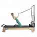 Commercial Maple Pilates Reformer Bed With Tower Black
