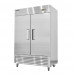 Bolton Tools Double Solid Door Stainless Steel Reach-In Commercial Freezer 43 cu.ft. /1220 Liter  Freezer ETL DOE Certification