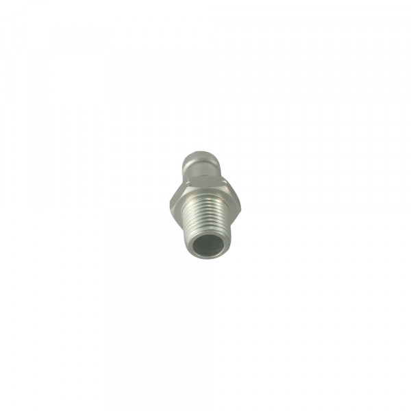 1/4" Body 1/4"NPT Hydraulic Quick Coupling Flat Face Carbon Steel Plug 6815PSI ISO 15171-1 Male Thread