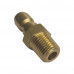 1/4" NPT Hydraulic Quick Coupling Brass 5075PSI Male Thread Plug