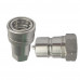 ISO A Hydraulic Quick Coupling Stainless Steel AISI316 Socket Plug 3/4" NPT 2320 PSI