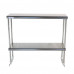 Stainless Steel Double Deck Overshelf - 12" x 36" x 32"