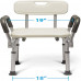 Adjustable Medical Bath Seat Bathtub Chair With Arms For Elderly
