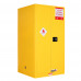 60 Gallons Flammable Storage Cabinets with 2 Shelves Manual Close Double Door 65" x 34" x 34" Flammable Safety Cabinets