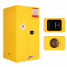 60 Gallons Flammable Storage Cabinets with 2 Shelves Manual Close Double Door 65" x 34" x 34" Flammable Safety Cabinets