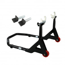 Black Motorcycle Rear Stand 441lbs Capacity