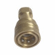 3/8" NPT ISO B Hydraulic Quick Coupling Brass Socket 2610PSI