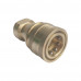 1/2" NPT ISO B Hydraulic Quick Coupling Brass Socket 2320PSI