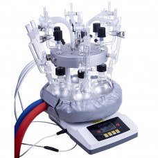 Parallel Synthesizer with 50 / 100 / 250 ml Round Bottom Flasks Rapid Heating to 428℉(220℃) Parallel Reactor System 110V