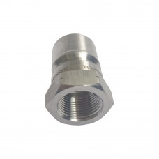 3/4" NPT Stainless Steel AISI316 Plug 2320PSI ISO B Hydraulic Quick Coupling