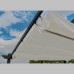 9 x 9 ft Aluminum Outdoor Retractable Canopy Pergola Grey