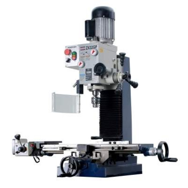 Bolton Tools ZX32GP 27 9/16" x 7 1/16" Milling and Drilling Machine with Powerfeed