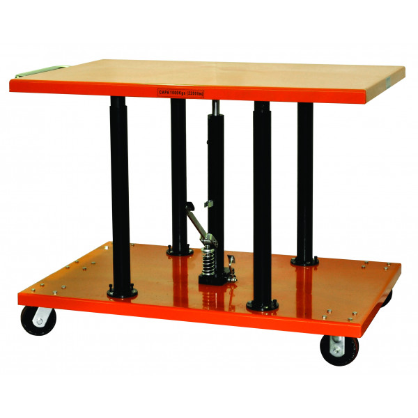 Hydraulic Lift Cart Center Post Hydraulic Lift Table | 2200 lb Capacity | PT-20-3036