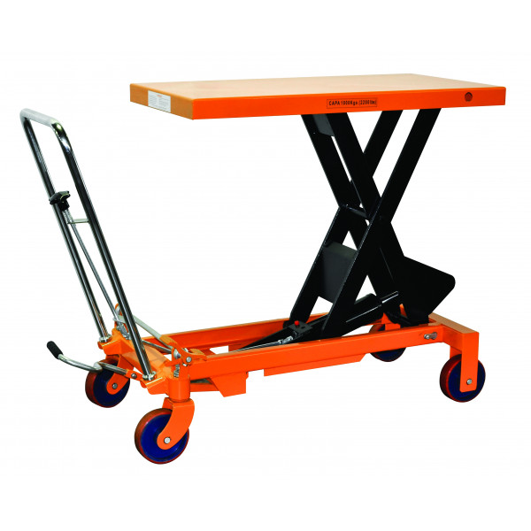 2200 lb Capacity Manual Lift Table 39 3/8
