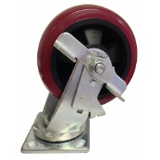 Swivel Caster Wheels with Locking Mechanism 4.75"