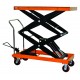 Hydraulic Double Scissor Lift Table Cart | 2200 lb | TF100SD