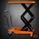 Hydraulic Double Scissor Lift Table Cart | 770 lb | TF35
